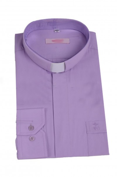 SKLS007 Making Church Long Sleeve Shirt Style Custom-made Solid Color Long Sleeve Shirt Style Custom Long Sleeve Shirt Style Long Sleeve Shirt Factory detail view-1
